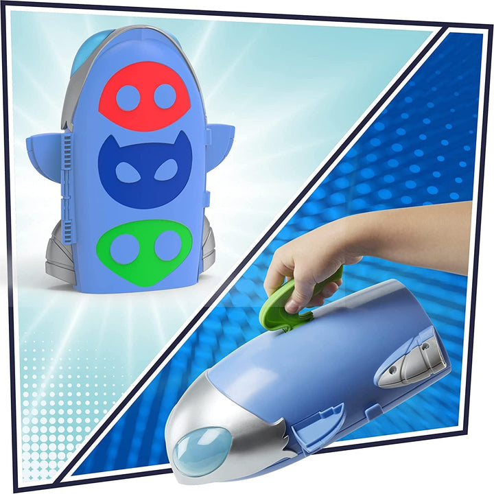 PJ Masks 2-in-1-Hauptquartier Spielset, Hauptquartier und Rakete, Spielzeug für Kinder ab 3 Jahren,