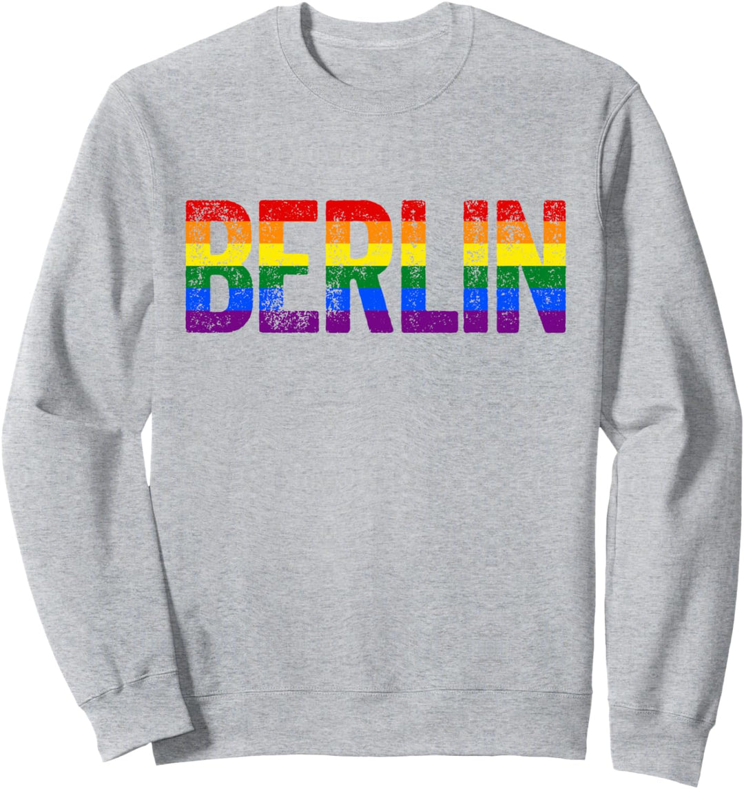 Berlin Deutschland Gay Pride LGBT Regenbogenflagge Queer CSD Sweatshirt