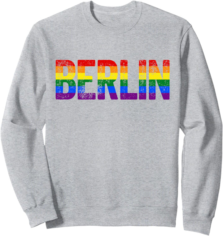 Berlin Deutschland Gay Pride LGBT Regenbogenflagge Queer CSD Sweatshirt