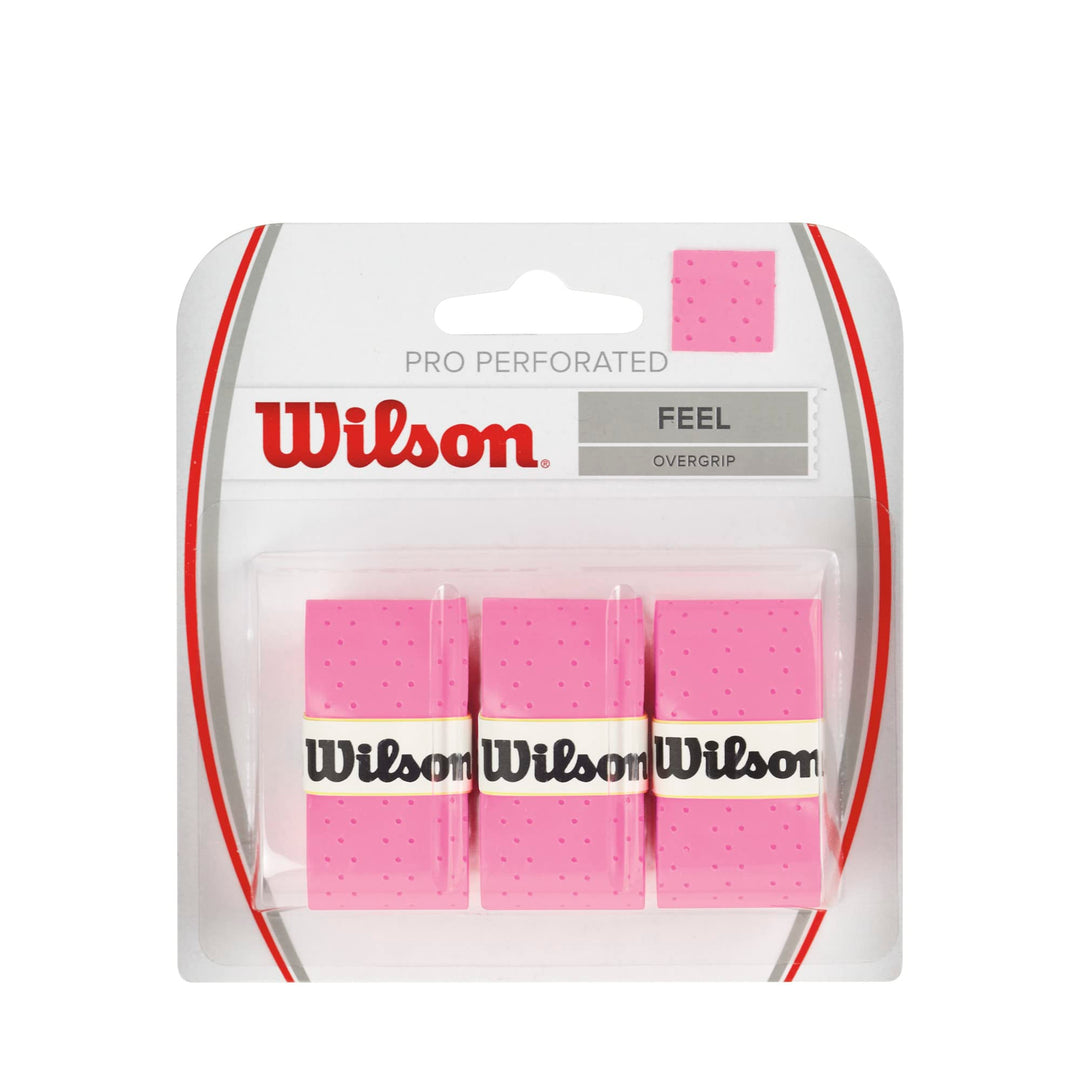 Wilson Griffband, Pro Overgrip Perforated, Unisex rose, Pink