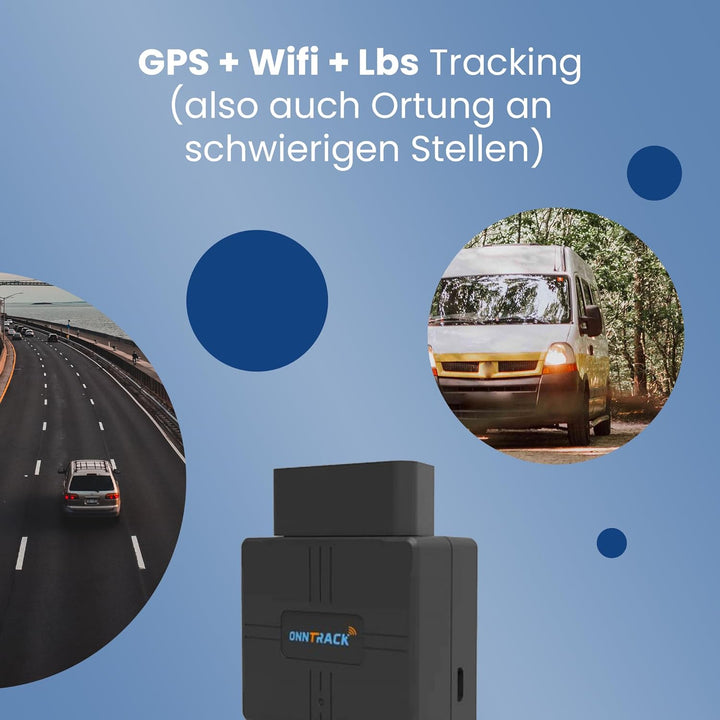 OBD+ Tracker – Plug & Play – Lifetime gratis Tracking!, OBD