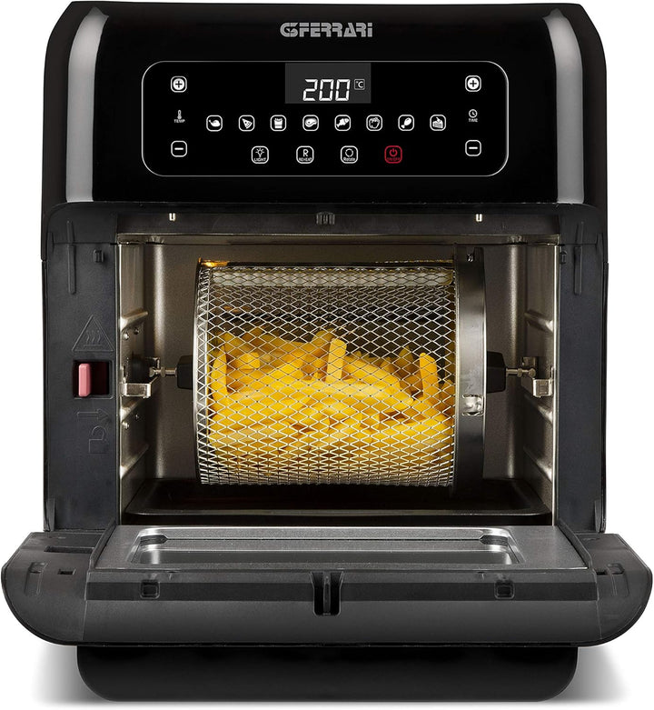 G3 Ferrari G10182 Heissluftfritteuse & Airfryer-Ofen "Friggisano EVO 15L", 1700 W, 15 L, 10 Programm