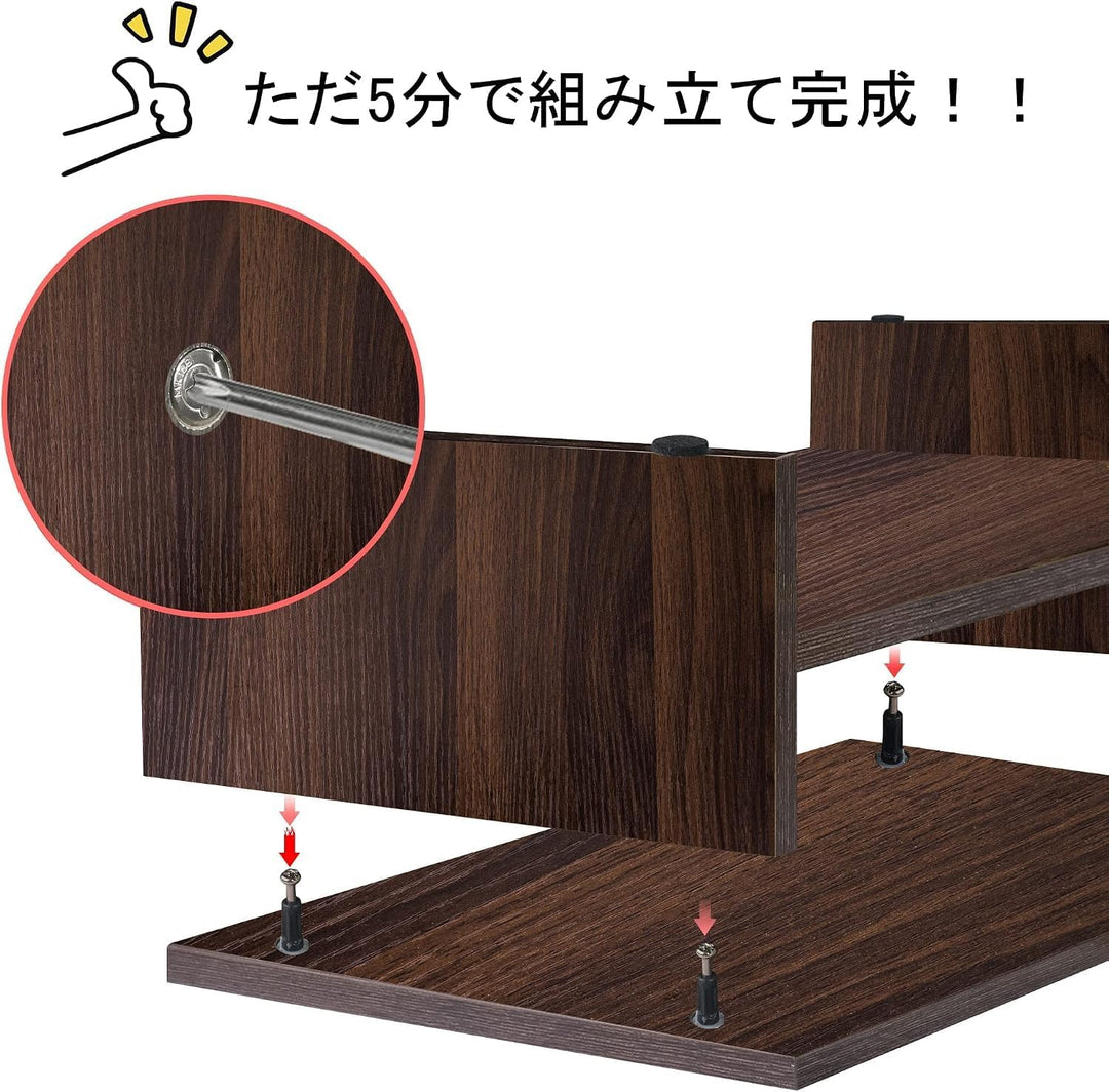Bestier Monitorständer aus Holz, PC-Bildschirmständer für Schreibtisch, TV-Stand, Desktop-Laptop-Stä