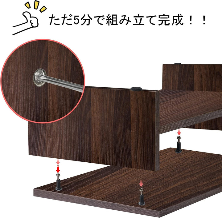 Bestier Monitorständer aus Holz, PC-Bildschirmständer für Schreibtisch, TV-Stand, Desktop-Laptop-Stä