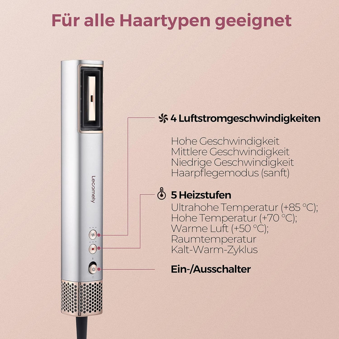AirSwift X2 Ionen Föhn,110000 U/min,Hochgeschwindigkeits-Haartrockner, Hydro-Ionen-Technologie mit K