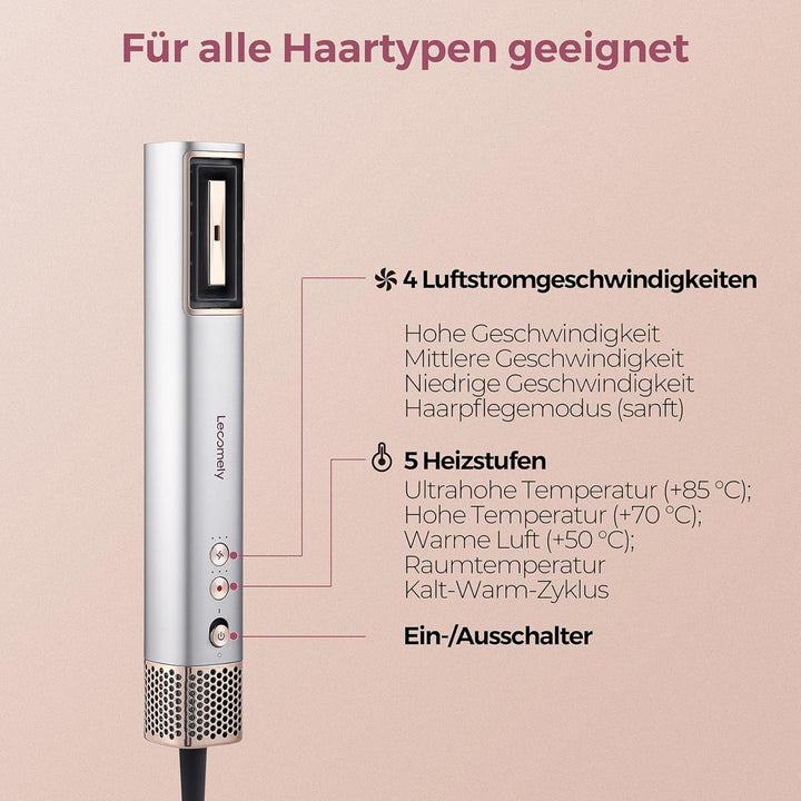 AirSwift X2 Ionen Föhn,110000 U/min,Hochgeschwindigkeits-Haartrockner, Hydro-Ionen-Technologie mit K