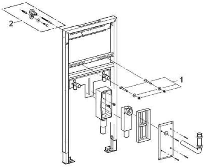 GROHE Rapid SL | Installationssystem - für Waschtisch | mit UP-Geruchverschluss, für Einloch oder Wa
