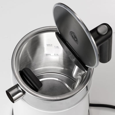 Graef Edelstahl Wasserkocher WK 61 Acryl, weiss & Graef Toaster TO 61, weiss Bundle mit Toaster