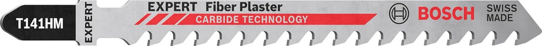 Bosch Accessories 3x Expert ‘Fiber Plaster’ T 141 HM Stichsägeblatt (für Faserzementplatten, Gipskar