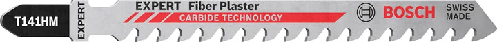 Bosch Accessories 3x Expert ‘Fiber Plaster’ T 141 HM Stichsägeblatt (für Faserzementplatten, Gipskar