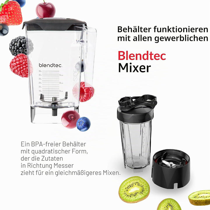 Blendtec Stealth Mixer inkl. 2 Mixbehälter Professional 885