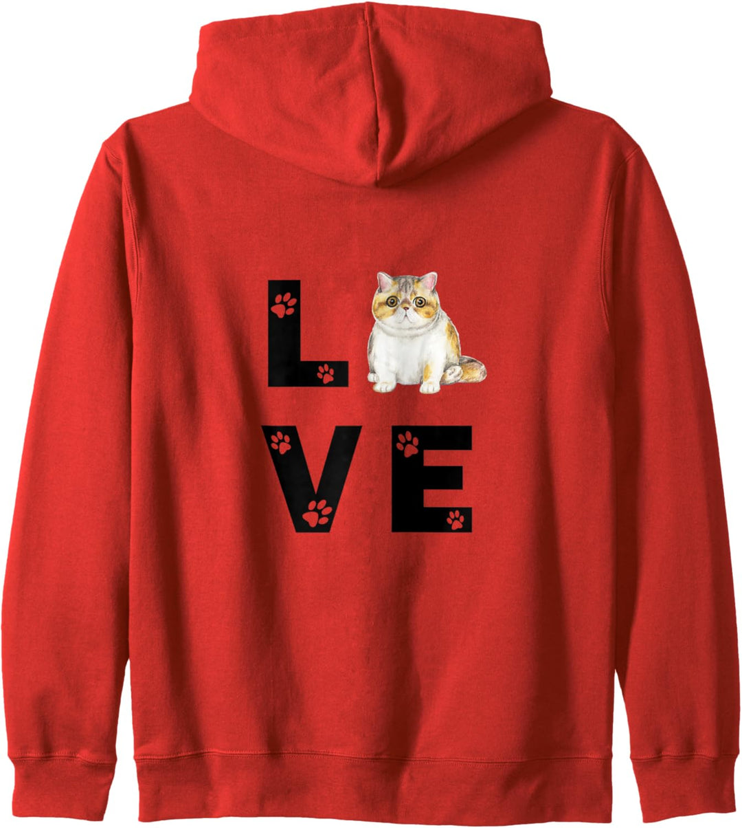 EXOTIC SHORTHAIR Katze Love Katzenmama Frauchen Kapuzenjacke