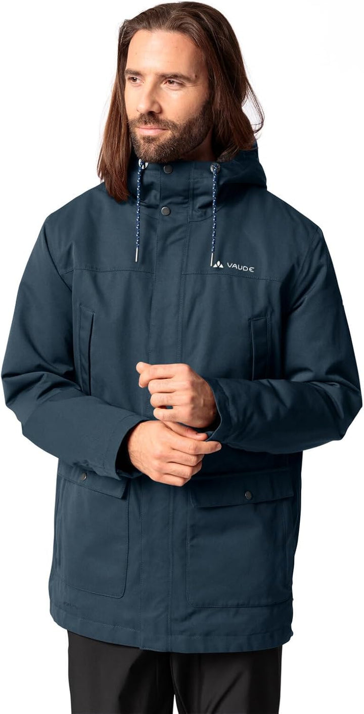 VAUDE Herren Men's Manukau Parka S dark sea uni, S dark sea uni