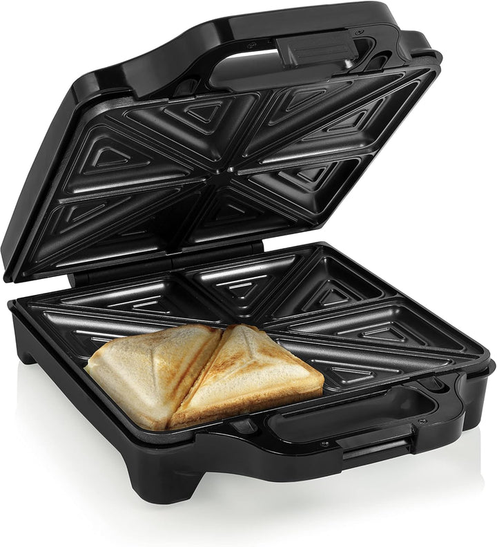 Princess Sandwichmaker Supreme XXL - für 4 Sandwiches - extra grosse Grillfläche 27,8 x 25,6 cm - 1