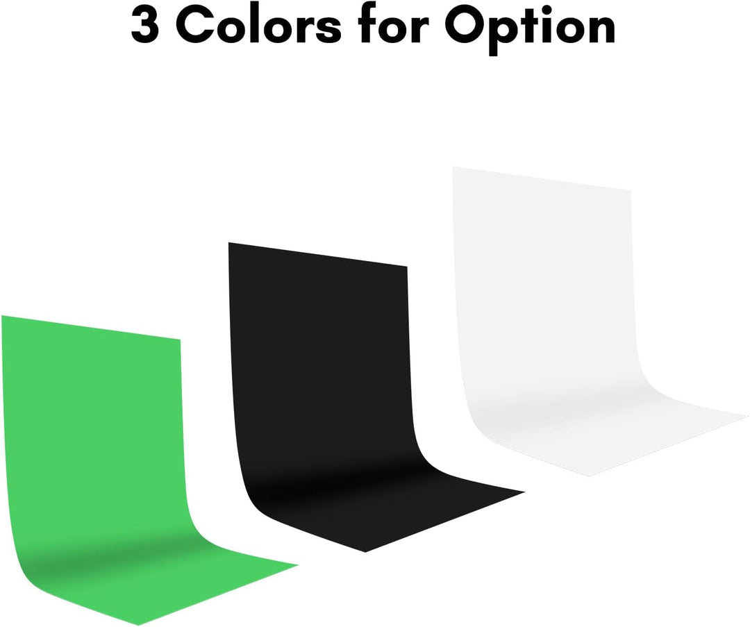 Andoer 2 x 1,5 m Green Screen Fotostudio Hintergrund, Fotohintergrund Grün mit verstellbarem Stativ