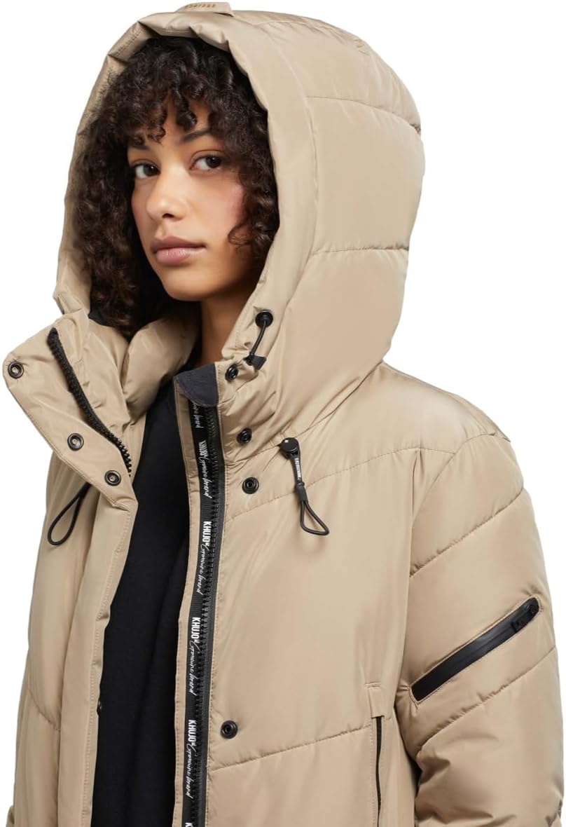 khujo Damen Steppmantel Sonje 5 XS TAO-SAND, XS TAO-SAND