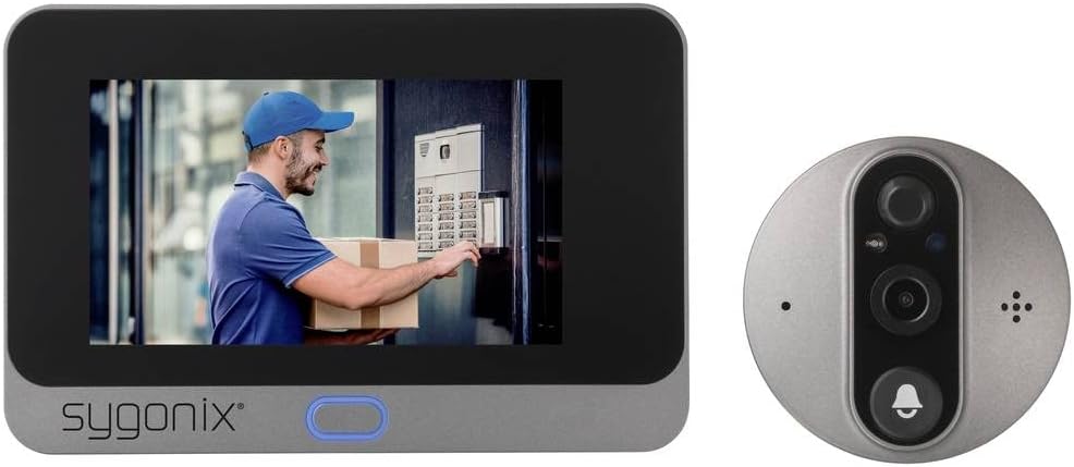 Sygonix IP-Video-Türsprechanlage WLAN Kamera, Video-Inneneinheit Grau