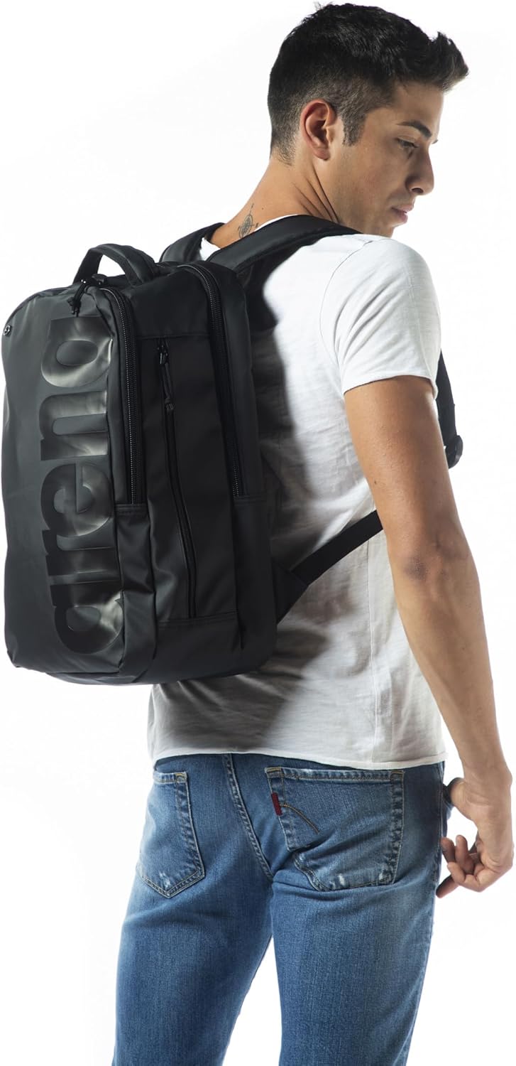ARENA Erwachsene Rucksack 30L Fast Urban 3.0 All Black, black, one size, 002492