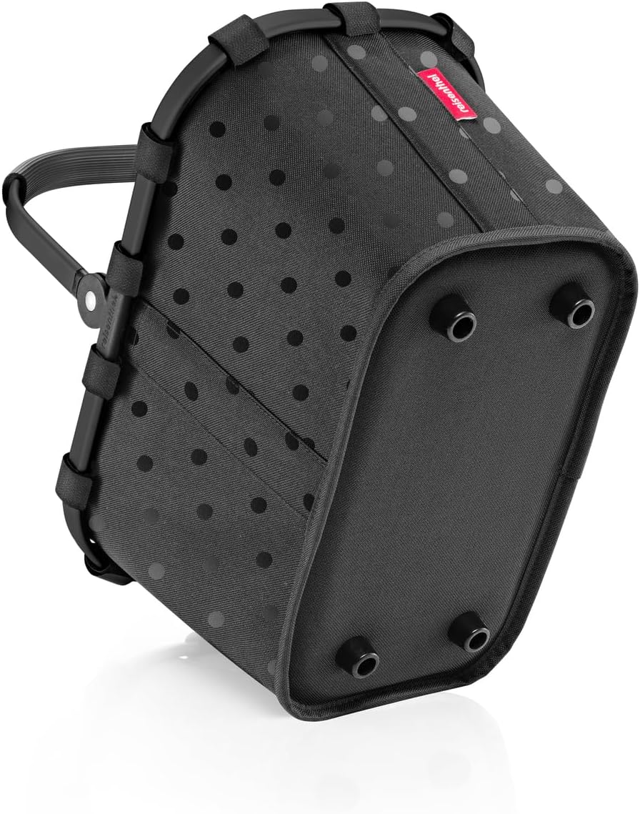 reisenthel carrybag XS Glossy dots Black – Kleiner Stabiler Korb im XS Format Kleiner Variante der E