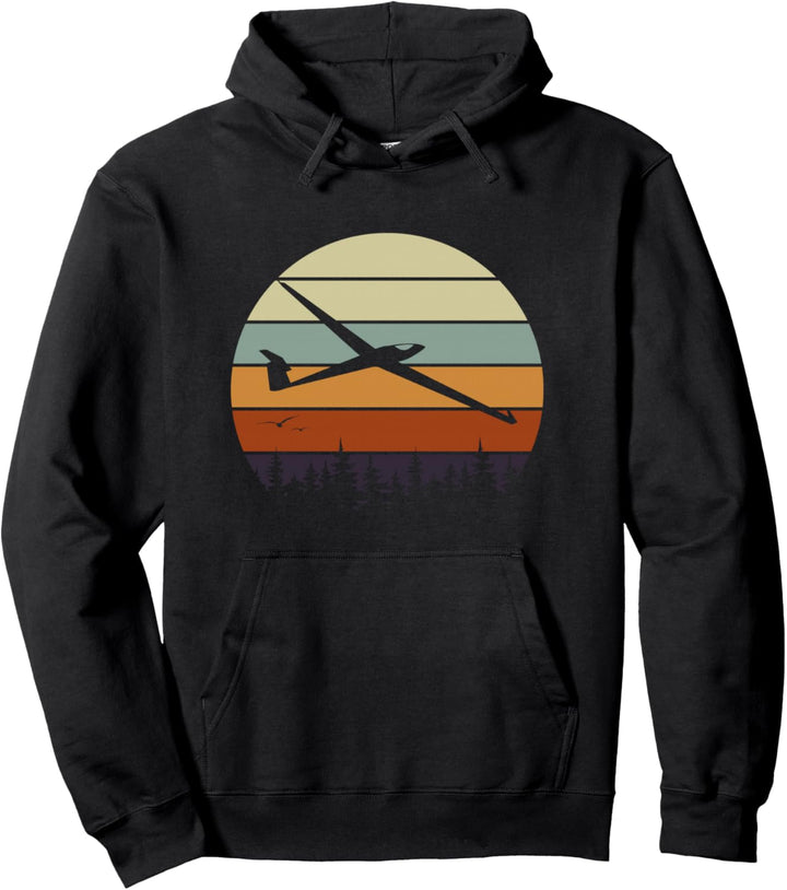 Segelfliegen Retro Segelflugzeug Segelflieger Geschenk Pullover Hoodie