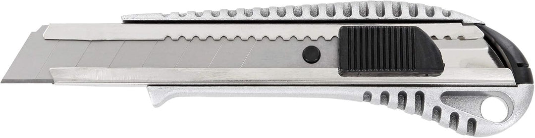 20 Stk. Alu Cuttermesser 18mm Teppichmesser Mehrzweck Messer Allzweckmesser Druckguss Cutter Alumini