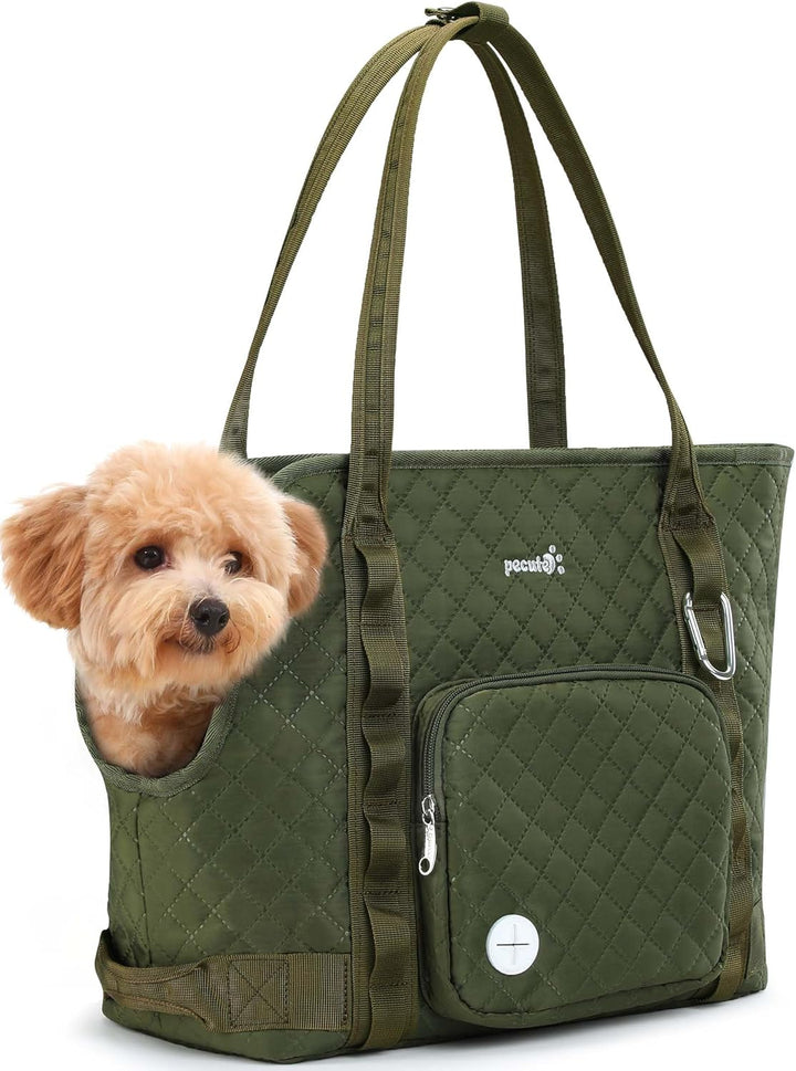 pecute Hundetasche für Kleine Hunde 4kg, Tragetasche Hund Hundetragetasche Leichte, Faltbare Hundetr