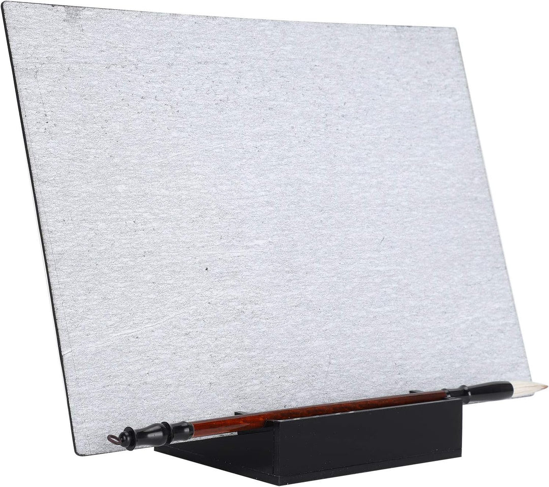 Buddha Board Wasser-Schreibset – 300 X 215 Mm Grosser Zeichenblock mit Pinsel und Wasserbehälter Zum