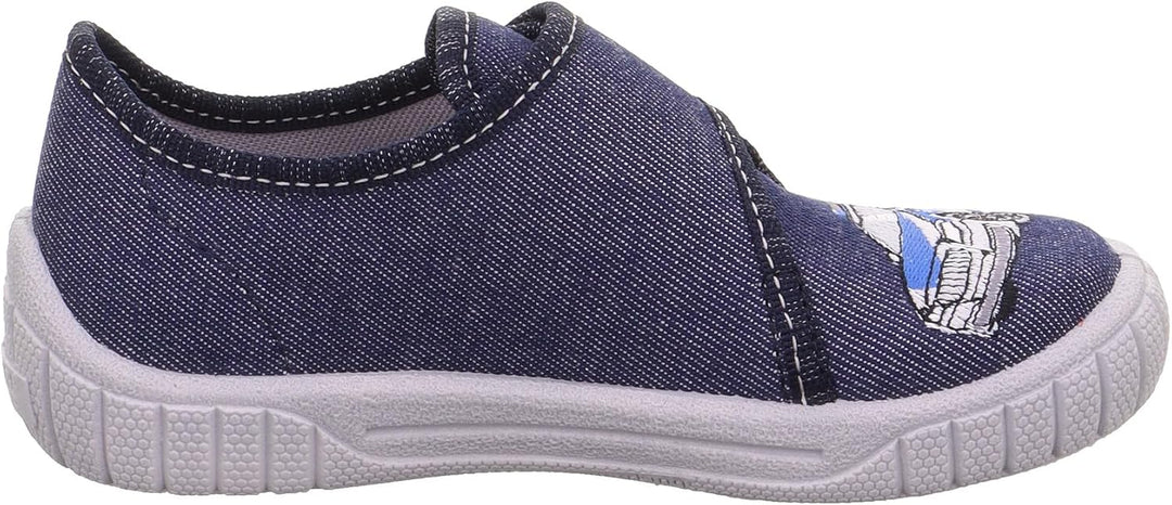 Superfit Jungen Bill Hausschuhe 1-800278 Hausschuhe 23 EU Blau Grau 8080, 23 EU Blau Grau 8080
