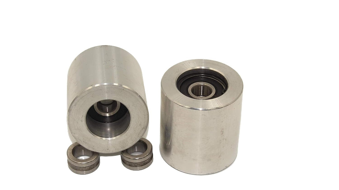 Set mit 2 CNC-gefrästen Bandschleifern für Messerschleifer Ø 50 mm - 55 mm