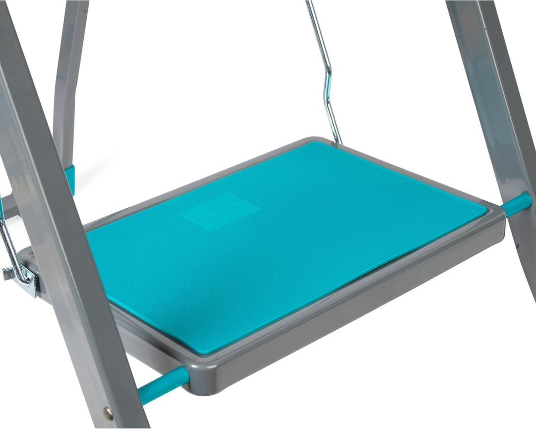 Beldray LA024510TQFEU7 3 Stufen Leiter - Klappbar/kompakt 105cm hohe Tritthocker, 150kg max Trittlei