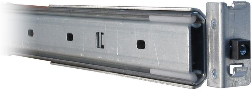 Inter Tech 88887221 Teleskopschienensatz mit Variabler Einbautiefe von 500-800 mm Silber