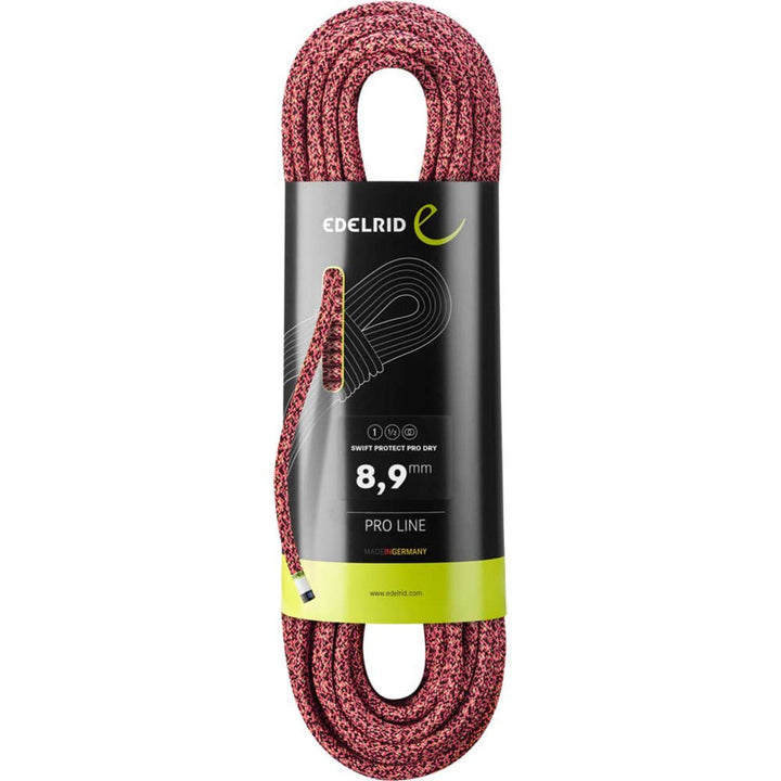 EDELRID Kletterseil Swift Protect Pro Dry 8,9mm Nacht/Feuer 60m, Nacht/Feuer 60m