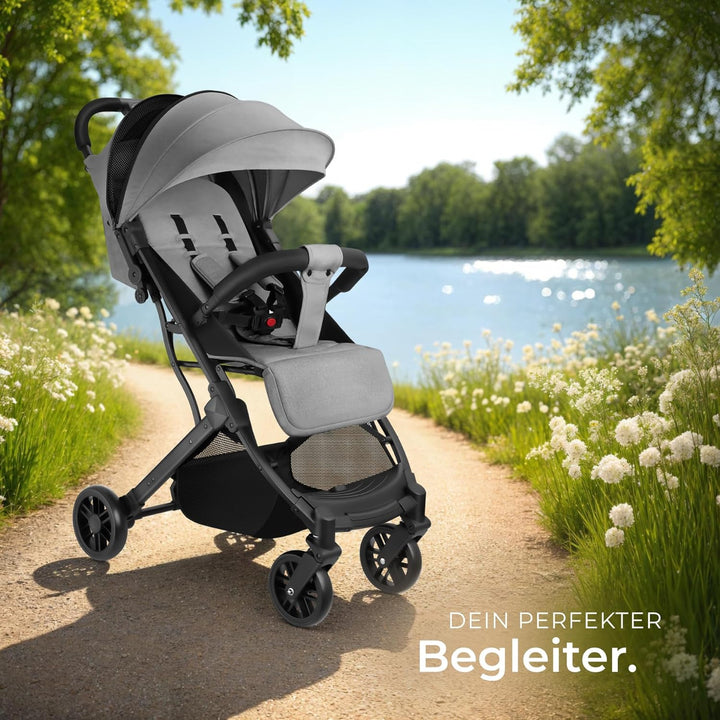 tectake® Buggy Kinderwagen von 0 bis 3 Jahre, Wagen für Baby Erstausstattung Neugeborene und Kinderb