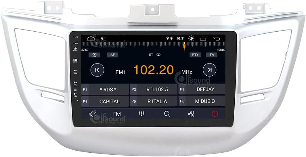 Autoradio für Hyundai Tucson Mit Standard-Navigator, Heckkamera Und Kenwood-verstärker (2015–2018) A