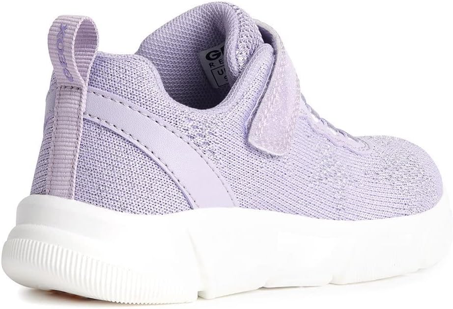 Geox Mädchen J Aril Girl Sneaker, Lilac