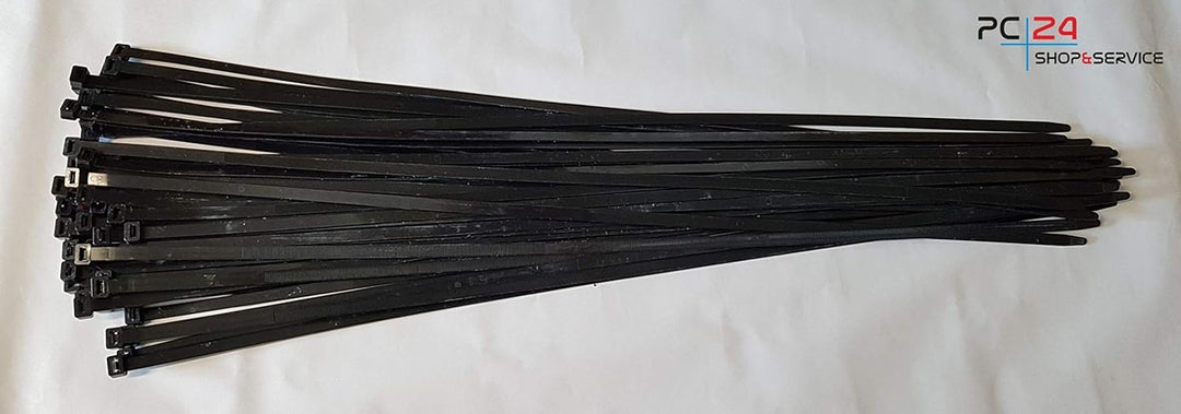 Kabelbinder 1000mm Schwarz 50Stck. | Premiumqualität von PC24 Shop & Service 7. 50Stck. 12,6 x 1000m