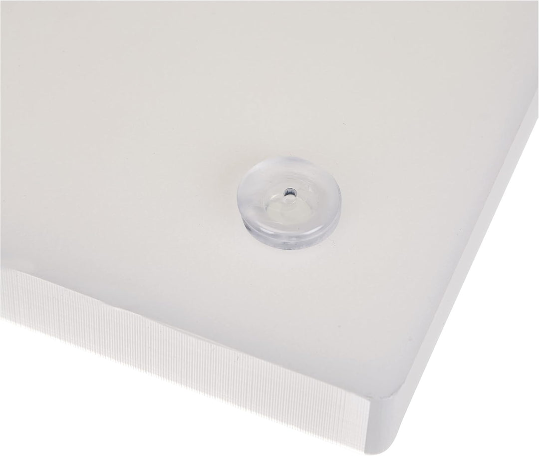 Metaltex 73381538 Schneidebrett, Polyethylen 33 x 23 x 2 cm weiss, 33 x 23 x 2 cm Weiss