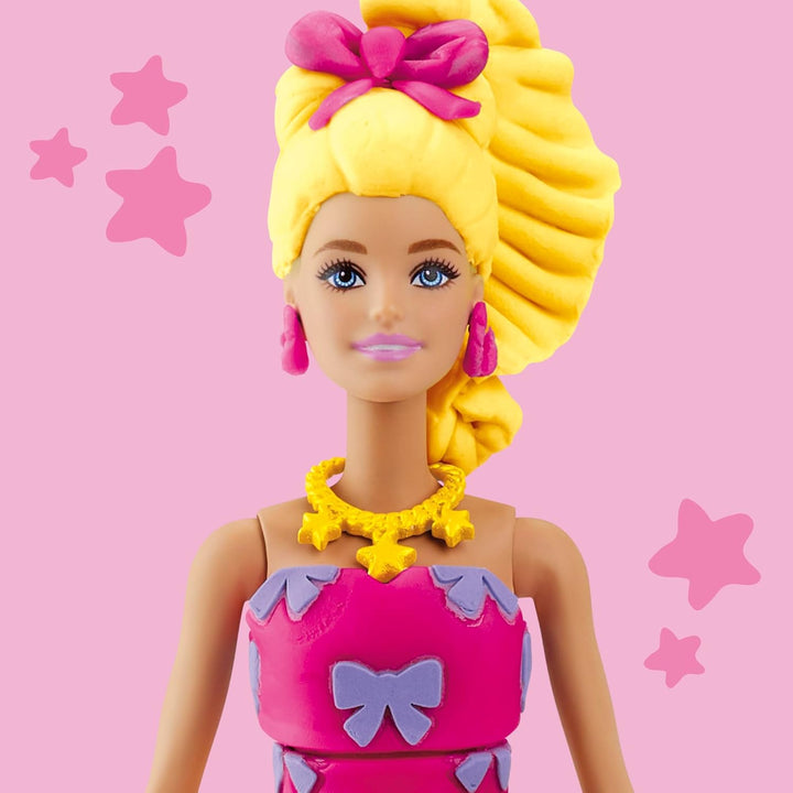 Play-Doh Barbie Rüschen & Schleifen Puppenset, Barbie Rüschen & Schleifen