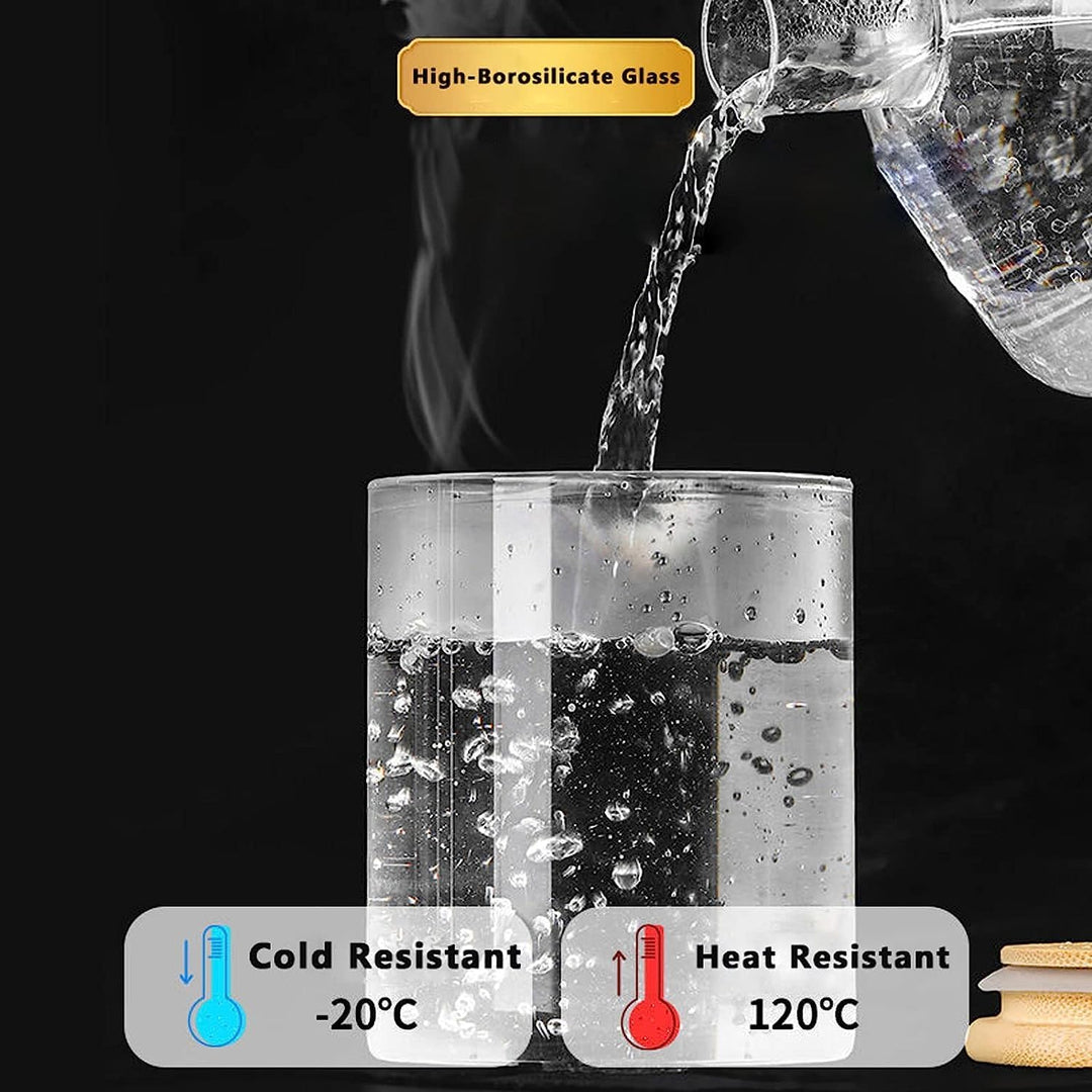 NEEMOSI Vorratsdosen Glas mit Deckel,Gut Verschlossenes Vorratsgläser mit Löffel und Deckel,Ideal fü