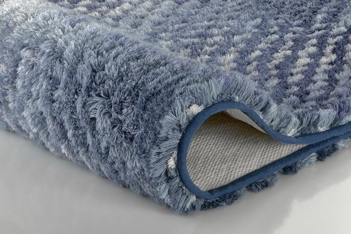 Kleine Wolke Badteppich Cory, Farbe: Navy, Material: 100% Polyester, Grösse: 60x 60 cm, 60x 60 cm