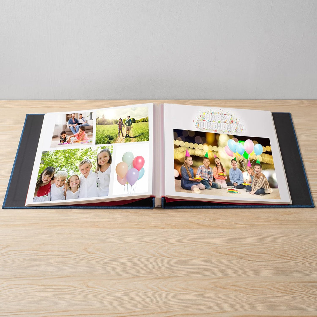 Grosses Fotoalbum, selbstklebend, 10,2 x 15,2 cm, 15,2 x 17,8 cm, 20,3 x 25,4 cm 20,3 cm 60 cm Seite