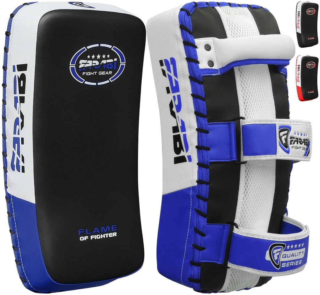 Farabi Sports schlagpolster für Coaching, Training, Kickboxen Curved Kick Pads, schlagpolster Kampfs