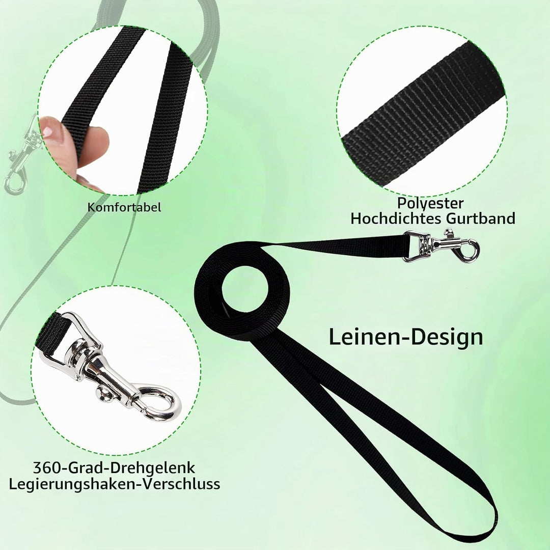 Hühner-Geschirr mit passender Leine (1,8 m), verstellbar, belastbar, bequem, atmungsaktiv, gross, ge