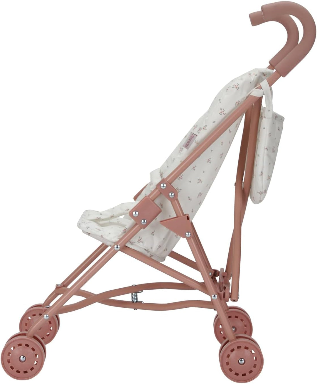 Little Dutch 4584 Puppenbuggy klappbar aus Metall mit Soft-Griffen und Buggytasche - für Puppen von