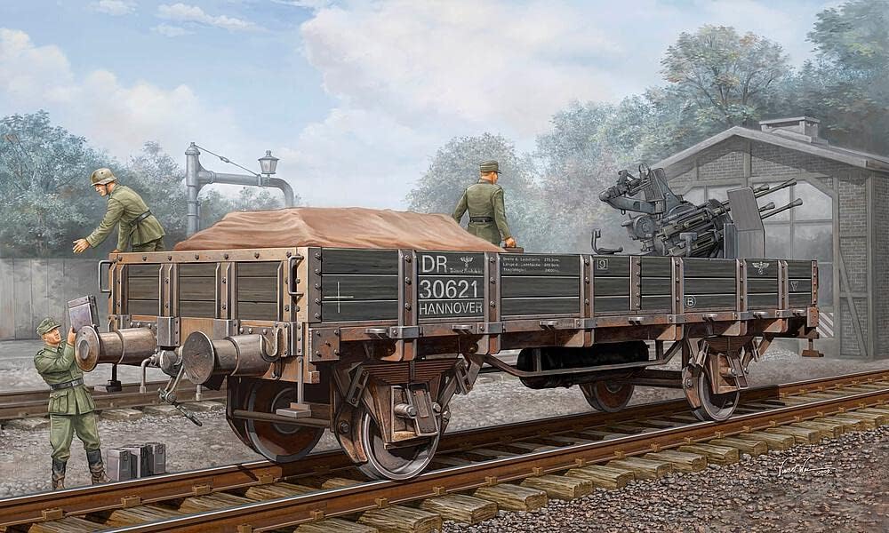 Trumpeter TRU01518 1518 Modellbausatz German Railway Gondola (Lower sides)