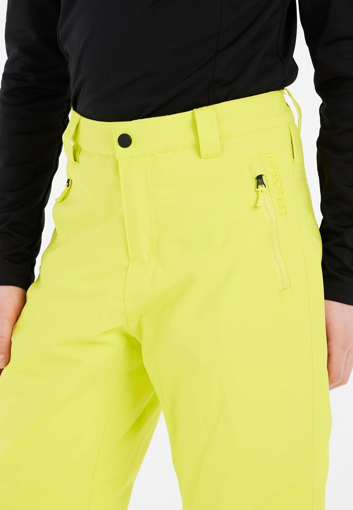 Protest Unisex-Kinder Ski- Und Snowboardhose PRTSTERIO JR 128 Limone, 128 Limone