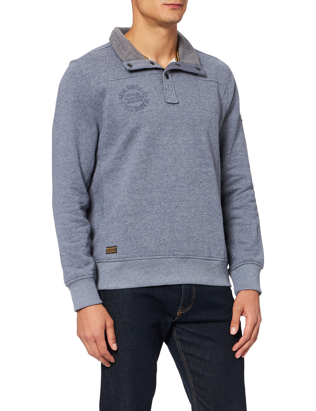 camel active Herren 4093446f14 Pullover S Night Blue, S Night Blue