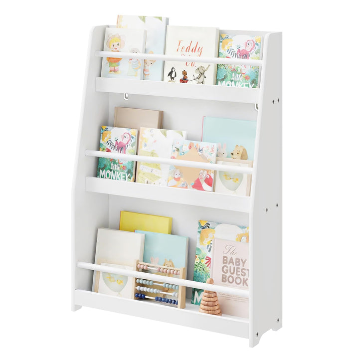Lestarain Kinderbücherregal, Kinderzimmerregal, Aufbewahrungsregal mit 3 offenen Fächern, Kinderrega