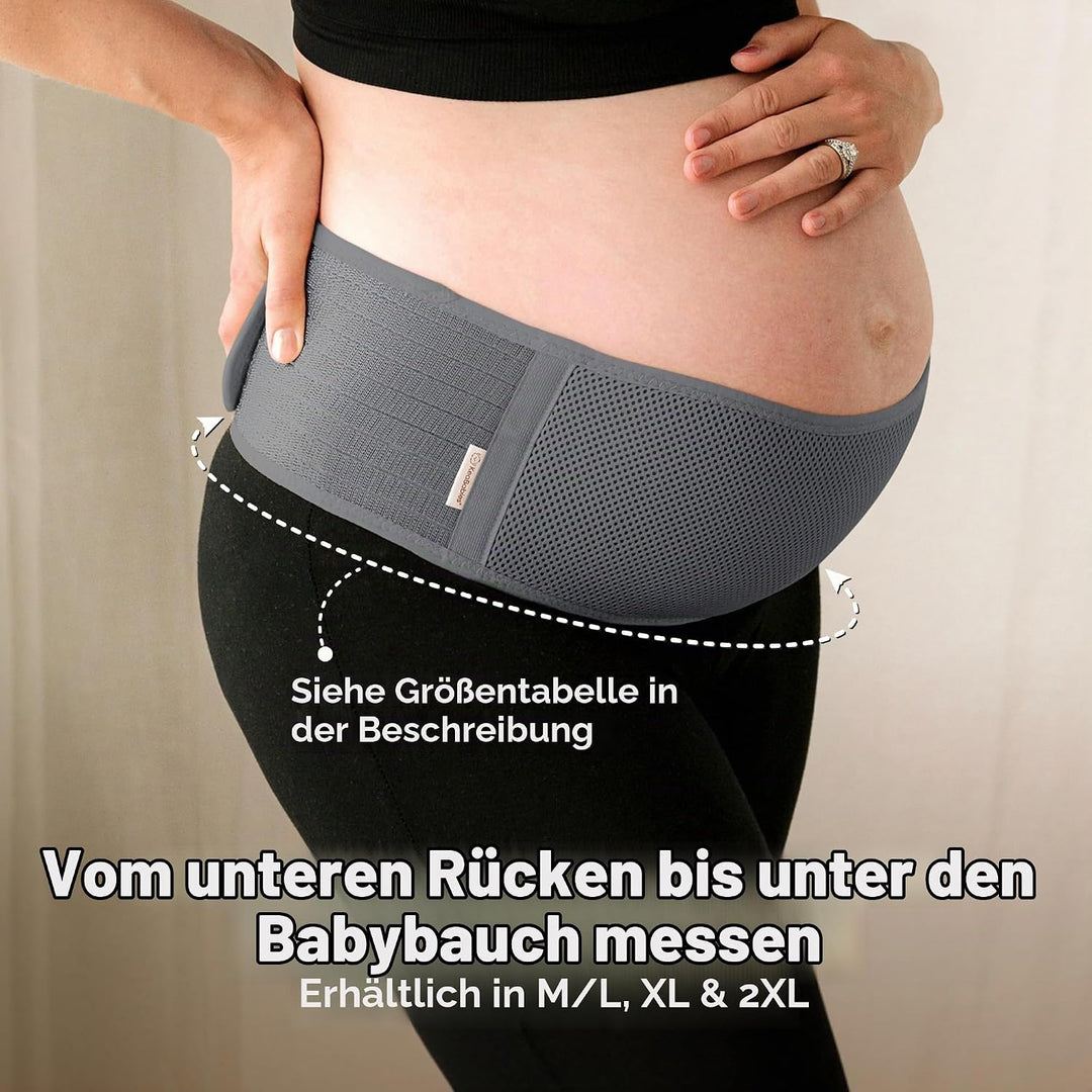 KeaBabies Schwangerschaft Bauchgurt für Schwangere - 1-Pack, Weiches und Atmungsaktives Schwangersch