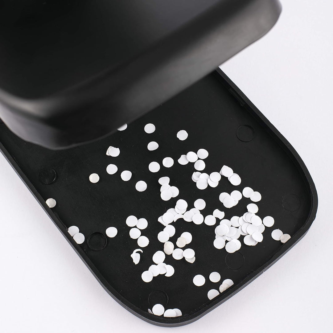 D.RECT 1300 Locher gross | 100 Blatt | Anschlagschiene mit Formatvorgaben | Registraturlocher Bürolo